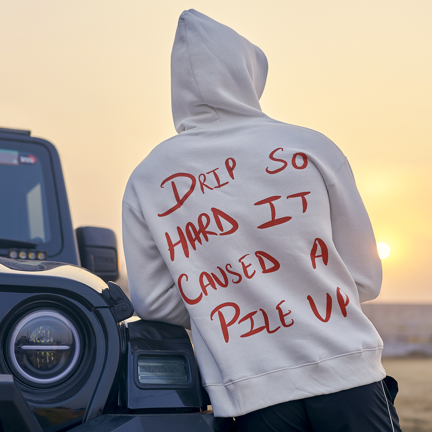 Dune Drip Turbo Pile-Up Hoodie - Unisex - Image 2